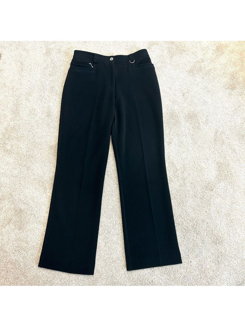 Bellissima black trouser dress pants Sz 8